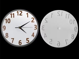 Molde silicona reloj pared grande 